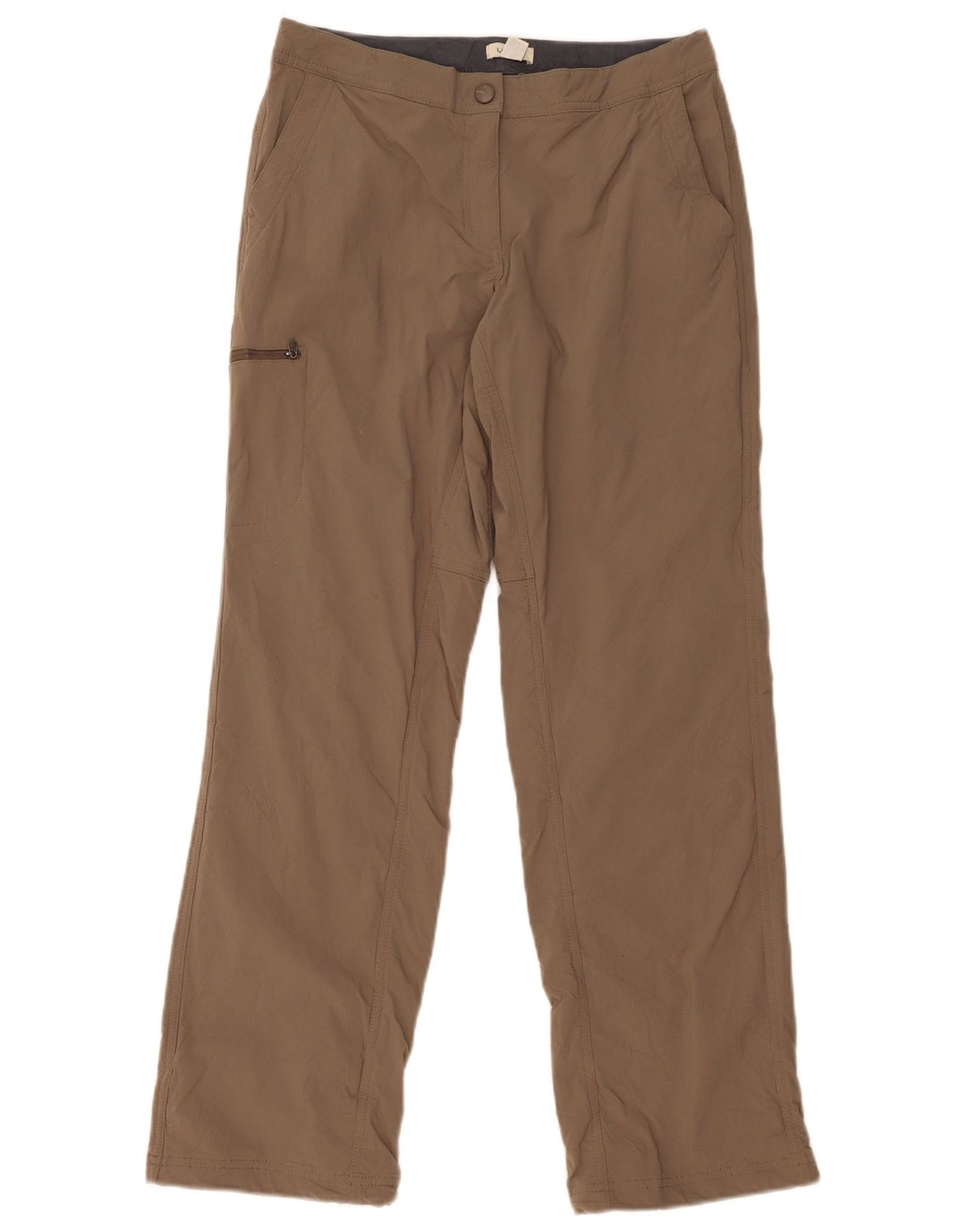 Pantaloni cargo dritti da donna L.L.Bean US 8 Medium W30 L31 Nylon marrone