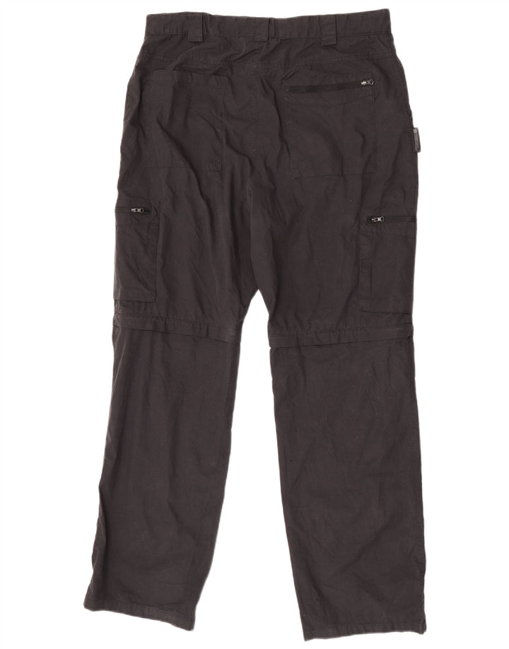 Pantaloni cargo dritti da uomo Mountain Warehouse W36 L31 poliestere nero