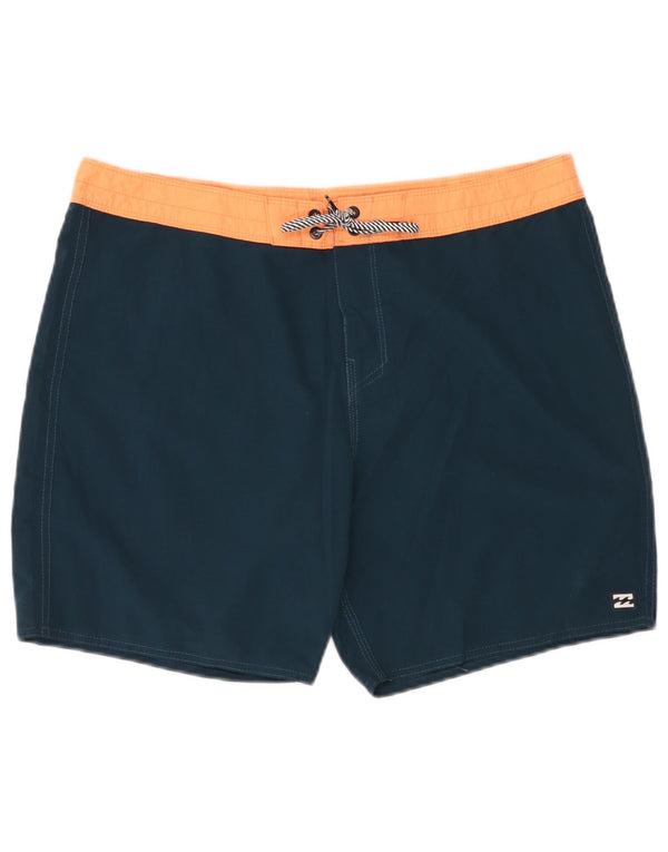 Pantaloncini da bagno da uomo Billabong grandi in poliestere blu navy