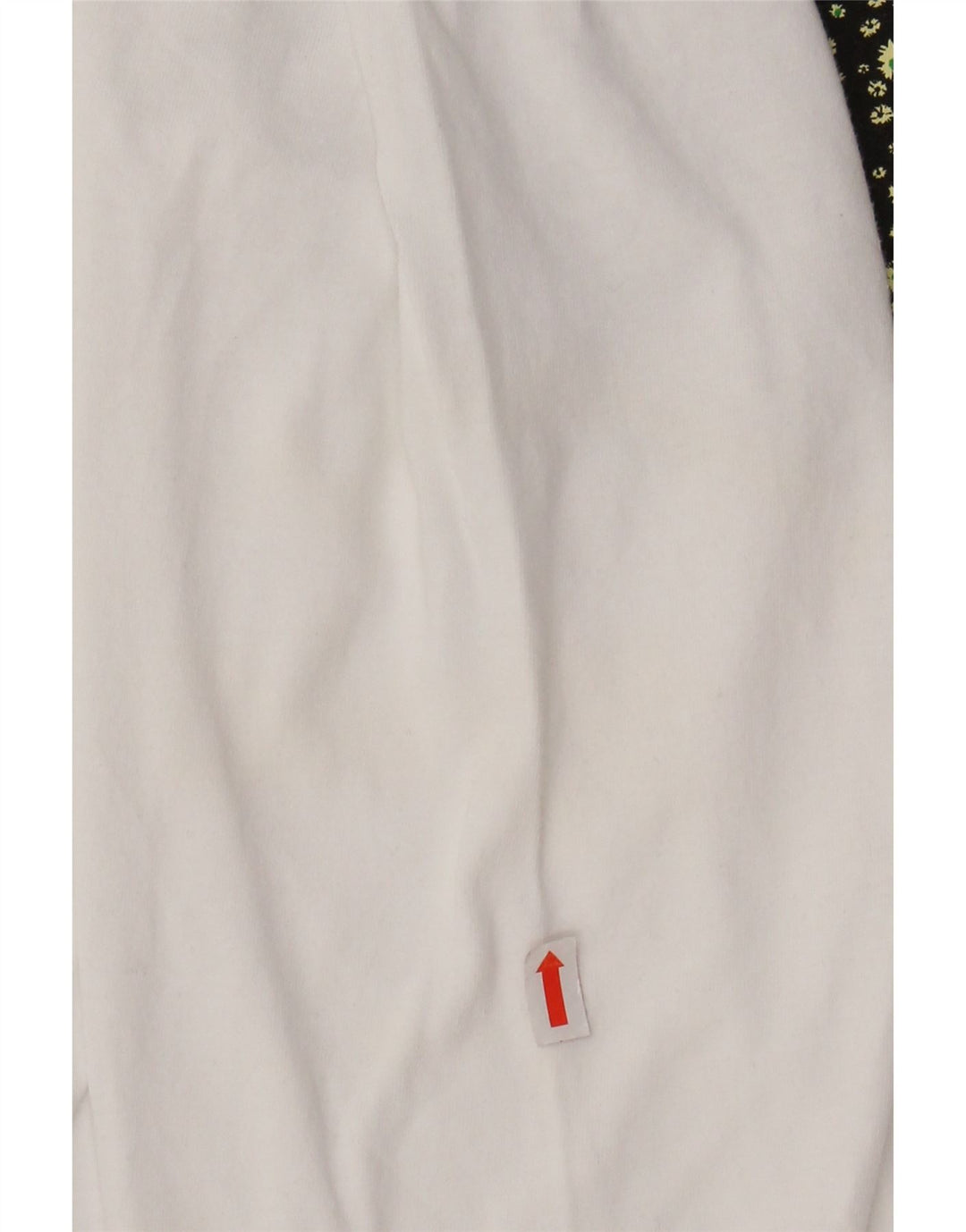 LEVI'S Top grafico rilassato da uomo a maniche lunghe in cotone bianco medio