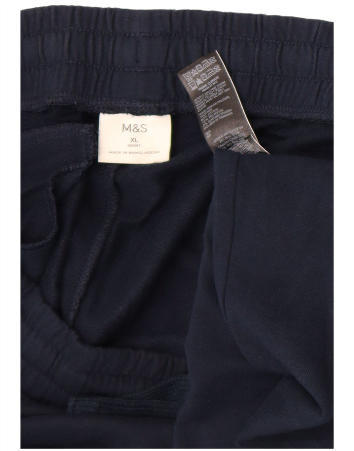 Pantaloni da tuta da uomo Marks & Spencer XL in cotone blu navy