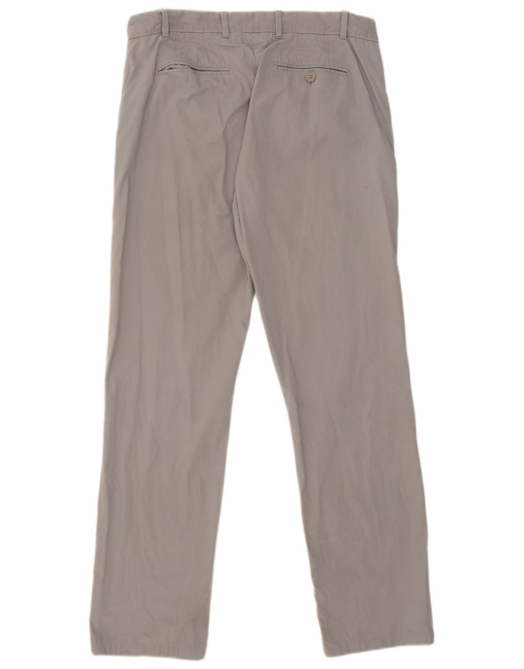 Pantaloni chino dritti da uomo Ted Baker W36 L31 cotone grigio