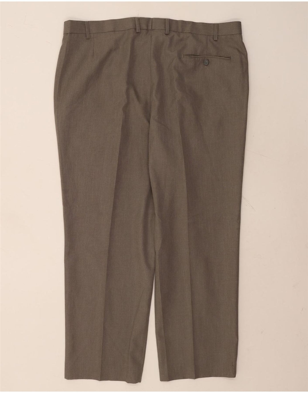 Pantaloni da abito con pegging da uomo Marks & Spencer su misura W42 L29 Grigi