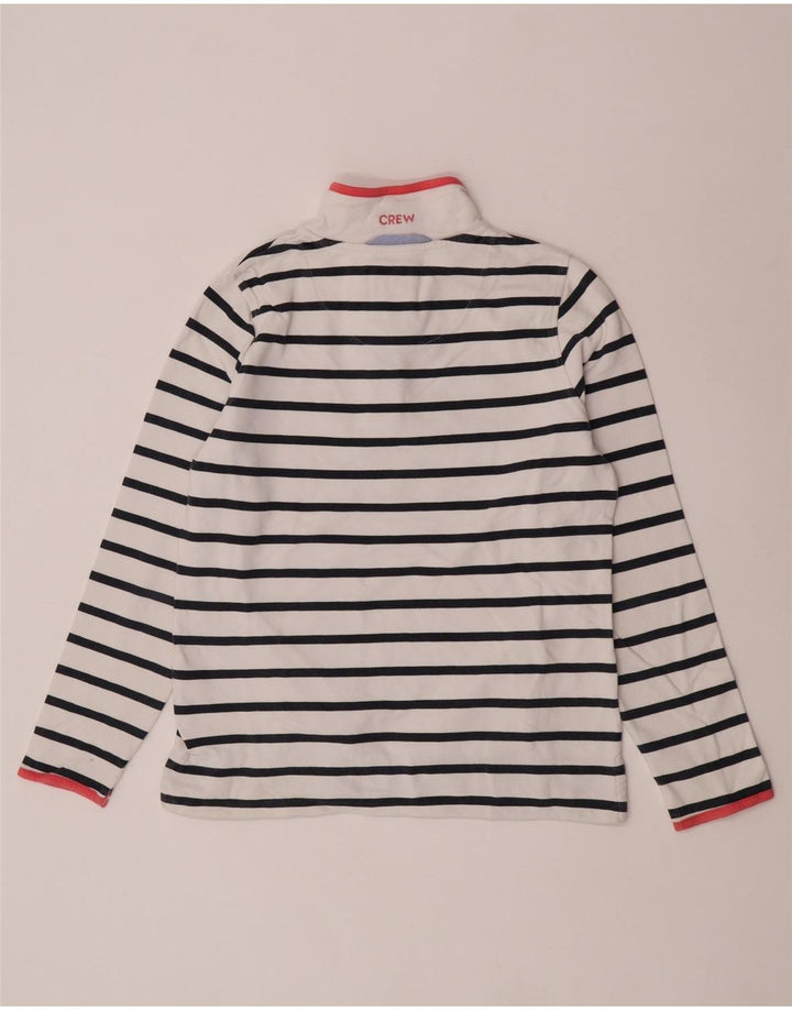 Crew Clothing Felpa da donna Maglione UK 10 Small White Striped