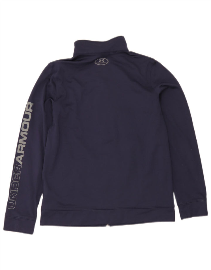 Giacca da tuta da ragazzo Under Armour 11-12 anni, grande, blu navy