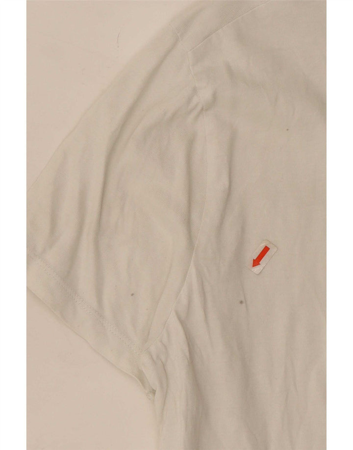 T-shirt da uomo slim fit Timberland Top piccola in cotone bianco