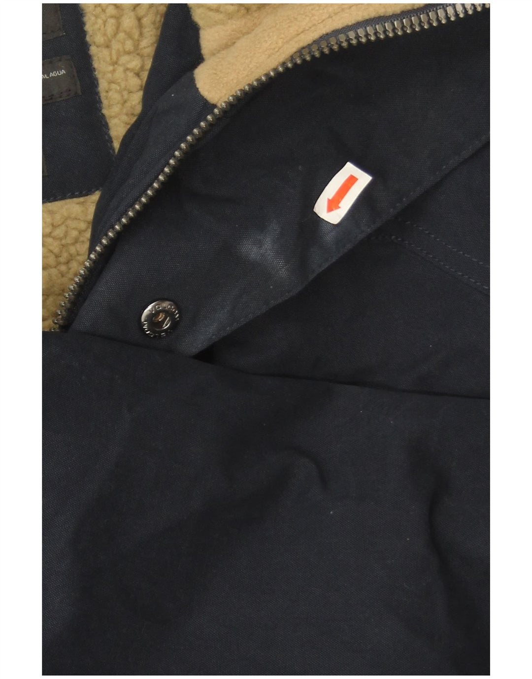 Giacca Parka con cappuccio da uomo Volcom UK 42 XL Cotone blu navy