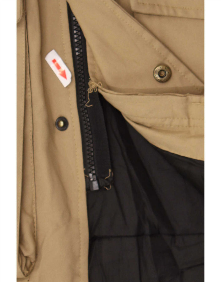 Giacca parka con cappuccio da uomo Jack & Jones UK 38 Poliestere beige medio