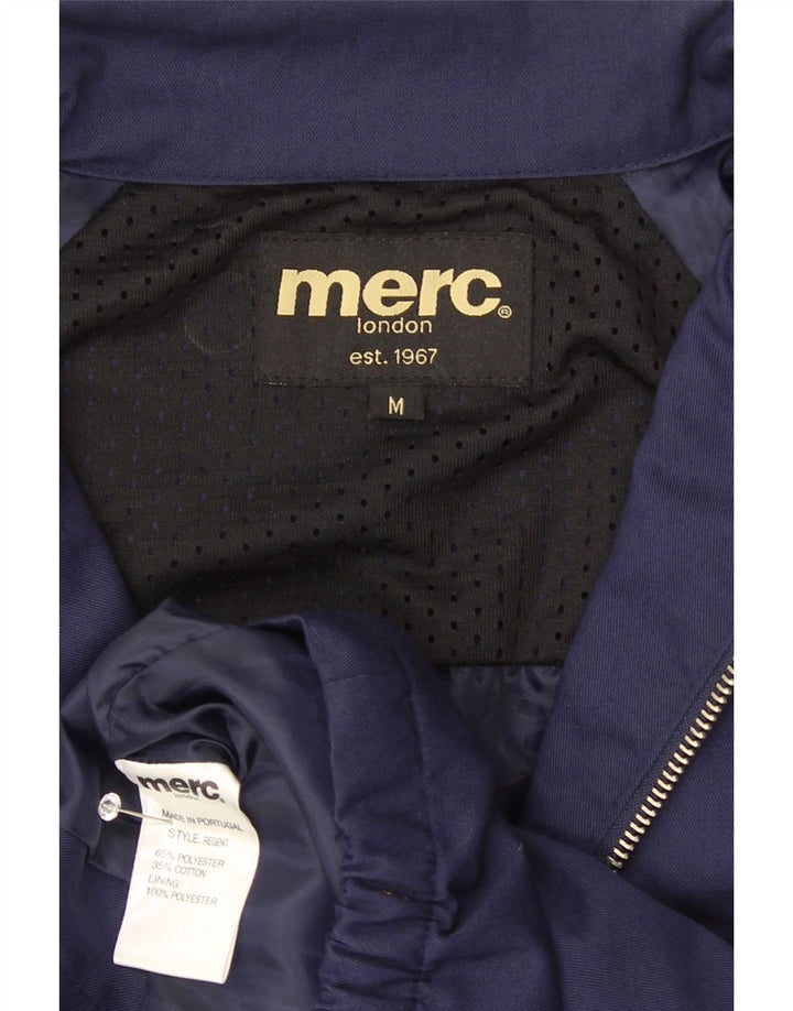 Giubbotto bomber da uomo Merc UK 38 poliestere medio blu navy