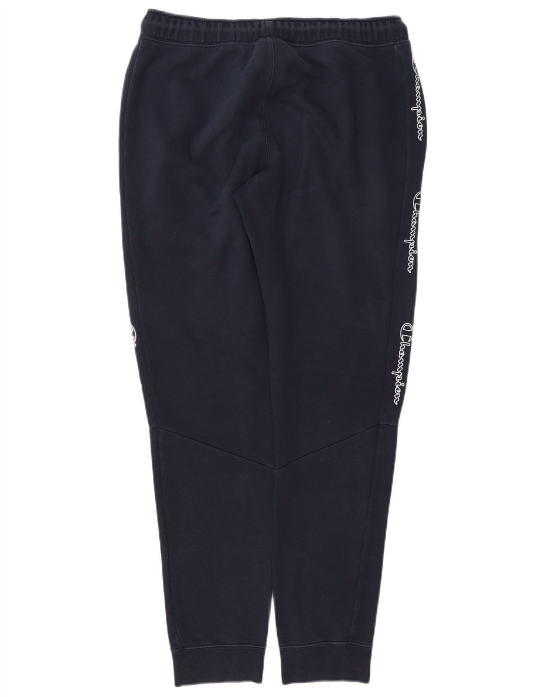 Pantaloni da tuta con grafica Champion da uomo, pantaloni da jogging, cotone medio blu navy