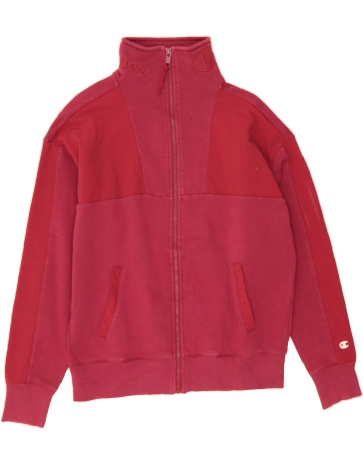 CHAMPION Womens Graphic Tracksuit Top Jacket UK 16 Large Red Vintage Champion and Second-Hand Champion from Messina Hembry 