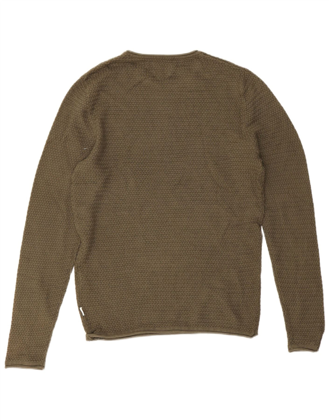 Maglione maglione girocollo da uomo Jack & Jones piccolo cotone kaki