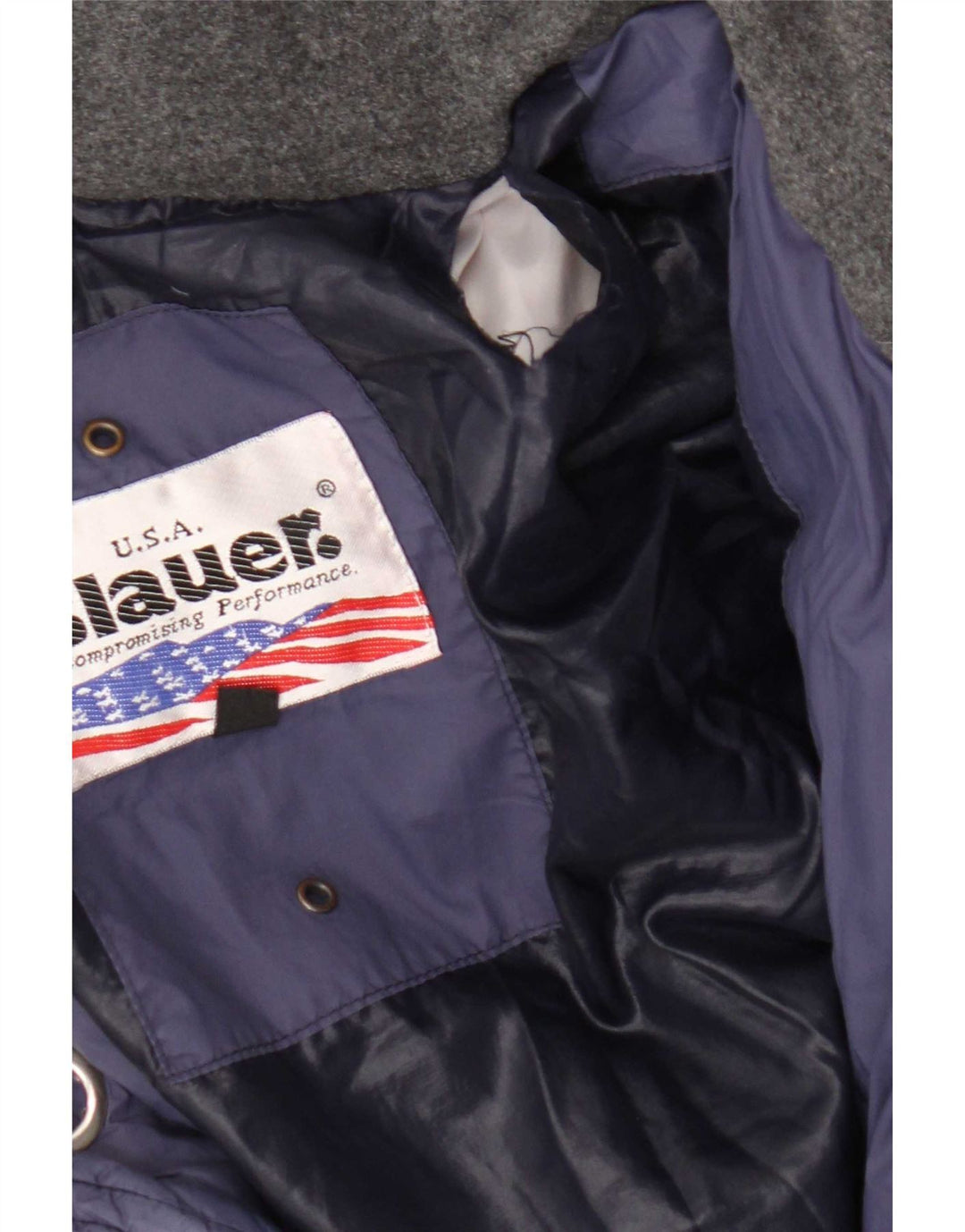 Giacca imbottita da uomo Blauer UK 38 media blu navy in poliammide