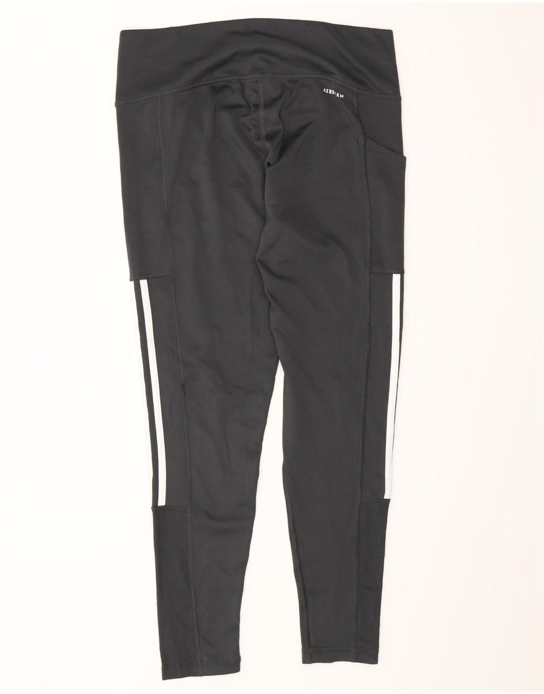 Leggings Adidas Aeroready da donna UK 16/18 Large Nero Poliestere