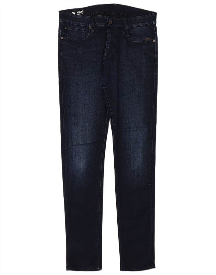 Jeans super slim G-STAR Revend da uomo W33 L34 cotone blu navy