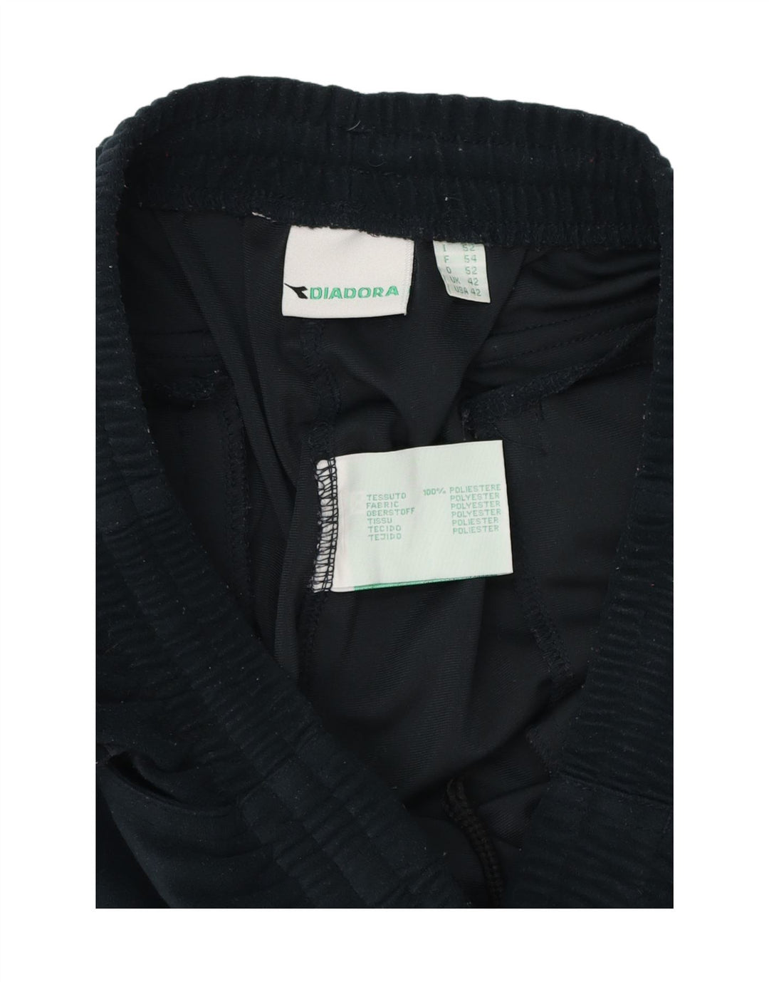 Pantaloni da tuta cargo da uomo Diadora UK 42 Large Blu Poliestere
