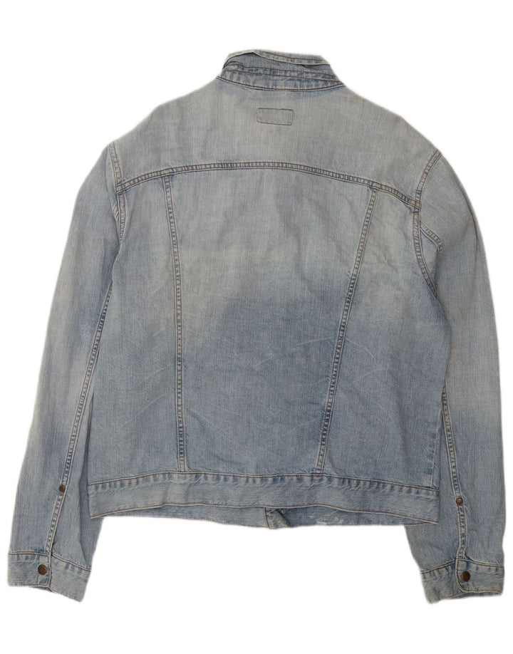 Giacca di jeans da uomo Wrangler UK 44 2XL Cotone blu