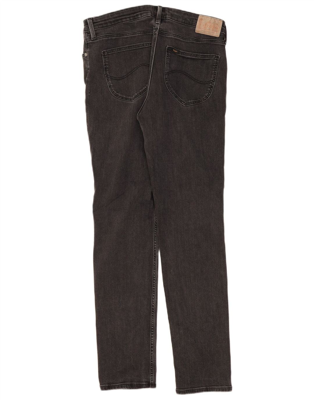 LEE Womens Elly Slim Jeans W33 L33 Grey Cotton