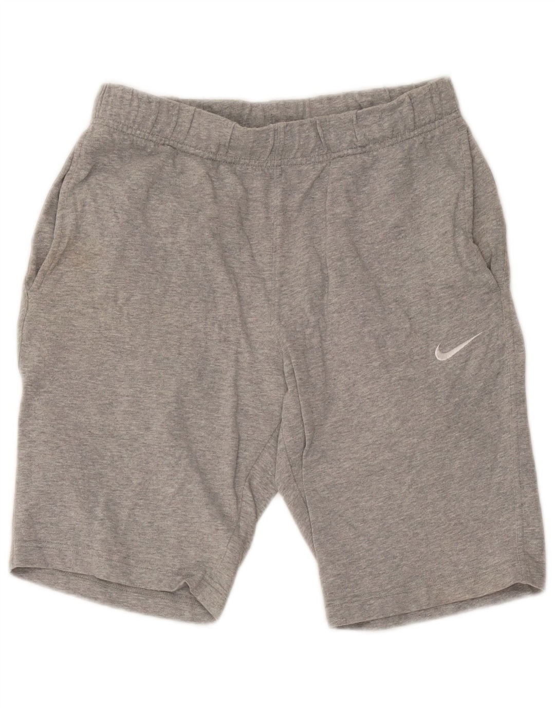 Pantaloncini casual da uomo Nike piccoli in cotone chiazzato grigio