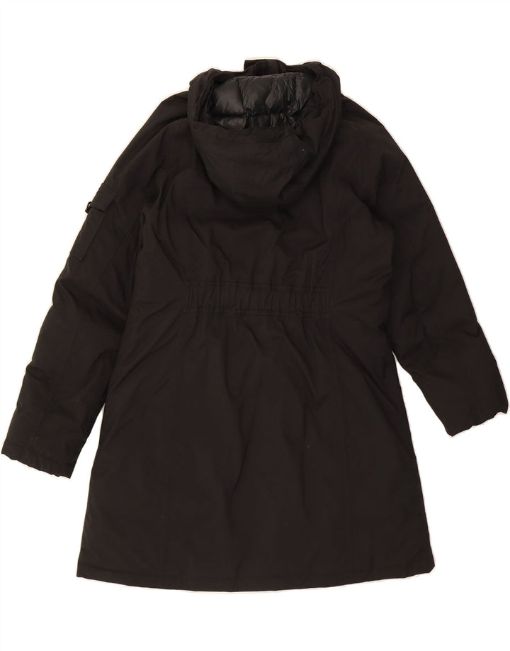 THE NORTH FACE Womens Hooded Padded Jacket UK 16 Large Black Winter Vintage The North Face and Second-Hand The North Face from Messina Hembry 