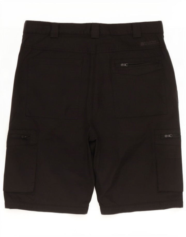 Pantaloncini cargo da uomo Mountain Warehouse W34 Large in poliestere nero