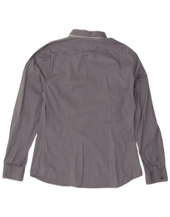 Camicia da uomo extra slim fit Jules taglia 41/42 grande grigia