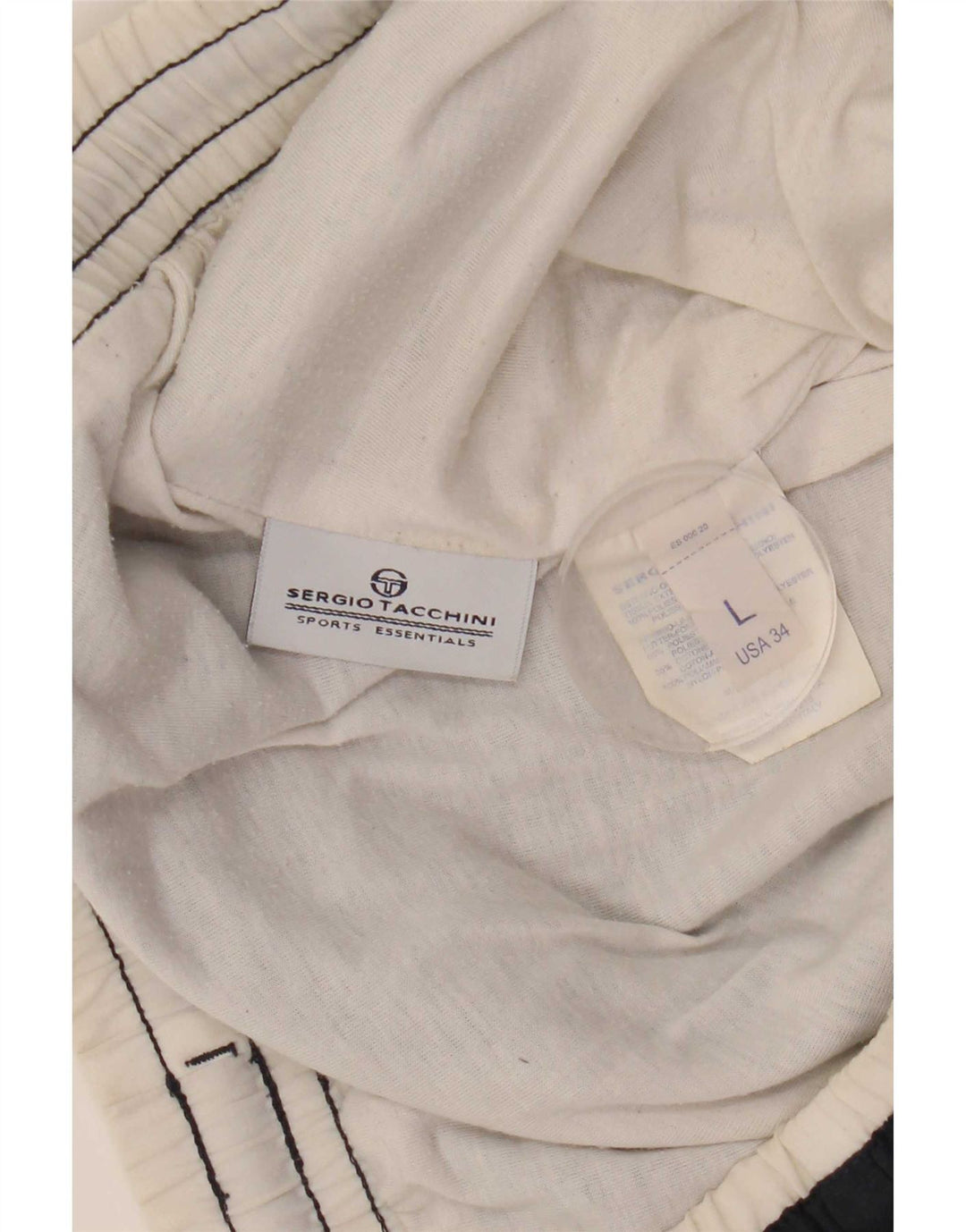 Sergio Tacchini Pantaloni da tuta da uomo Joggers Large Blu Navy Poliestere