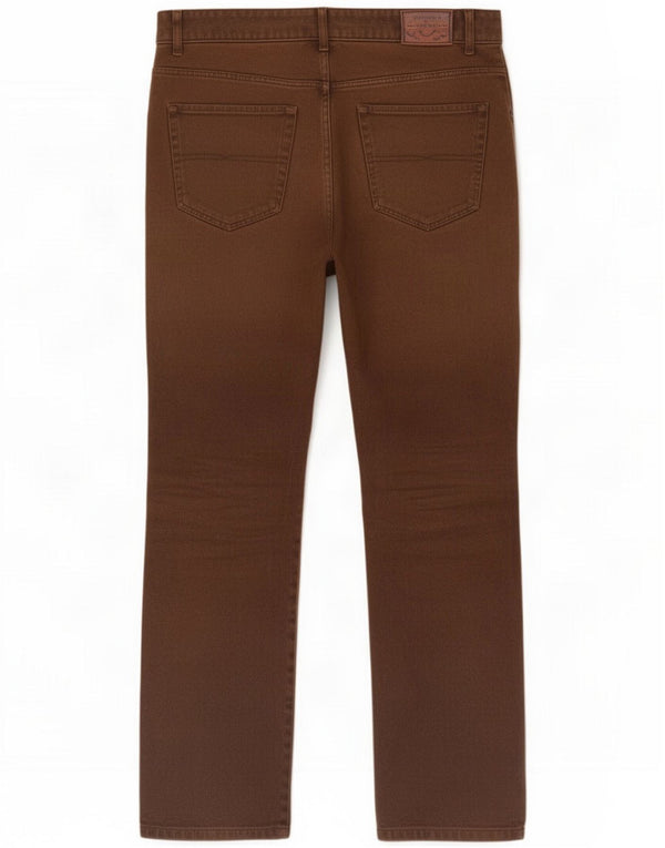 Gant Pantaloni casual da uomo Jason Regular Fit W36 L34 in cotone marrone Classico