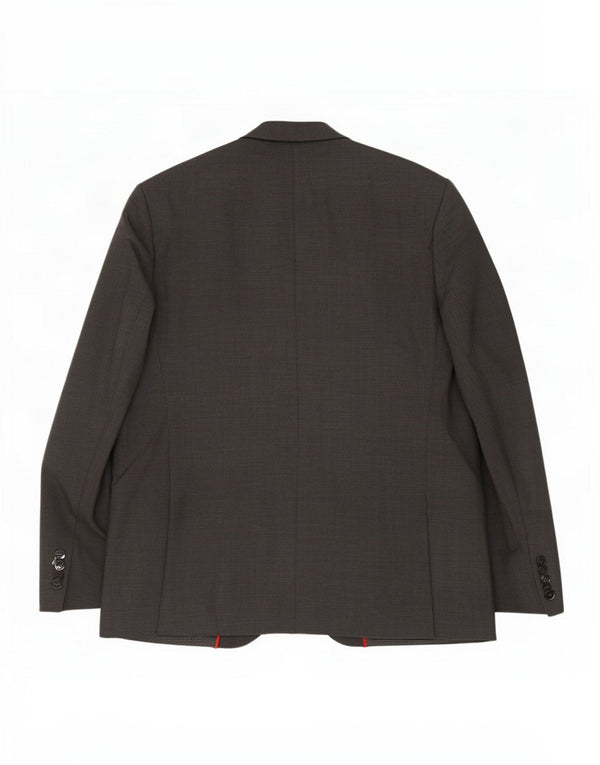 Giacca blazer a 2 bottoni da uomo Marks & Spencer UK 46 XL poliestere nero