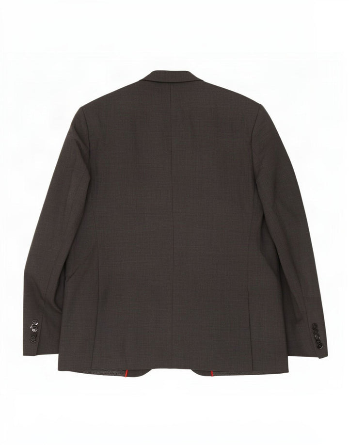 Giacca blazer a 2 bottoni da uomo Marks & Spencer UK 46 XL poliestere nero
