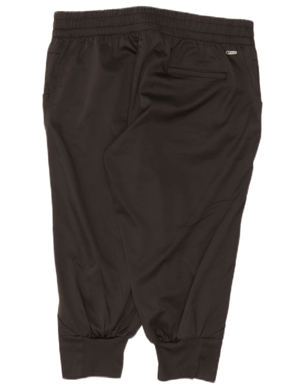 Pantaloni da tuta Puma da donna vestibilità ampia Capri Joggers UK 14 Large Nero