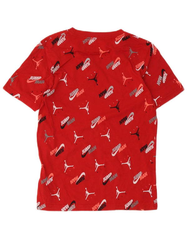 T-shirt grafica Jordan da bambino, 12-13 anni, grande, in cotone rosso