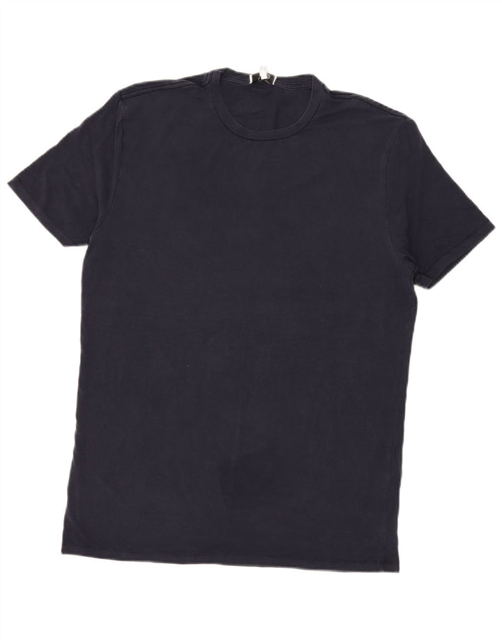 T-shirt da uomo Reiss Top Large in Lyocell blu navy