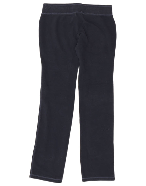Pantaloni da tuta con grafica HOLLISTER da donna UK 10 piccoli in cotone blu navy
