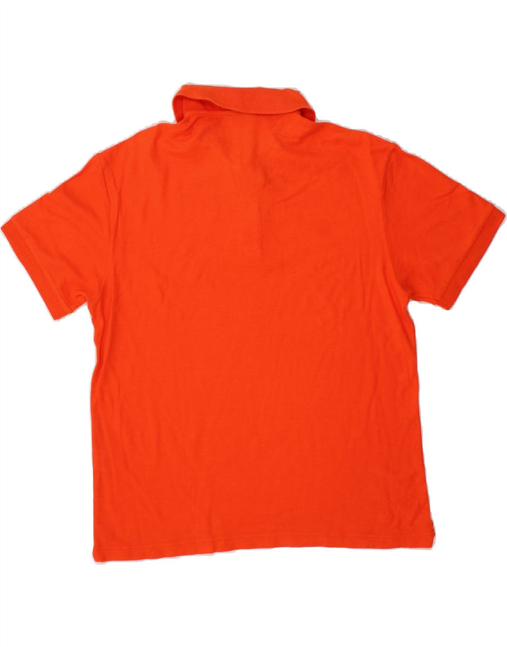 DIADORA Mens Polo Shirt Medium Orange Cotton Vintage Diadora and Second-Hand Diadora from Messina Hembry 