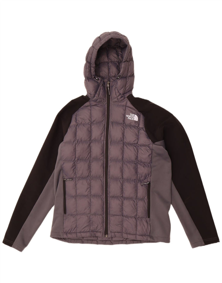 Giacca imbottita con cappuccio da uomo The North Face UK 38 Colorblock grigio medio