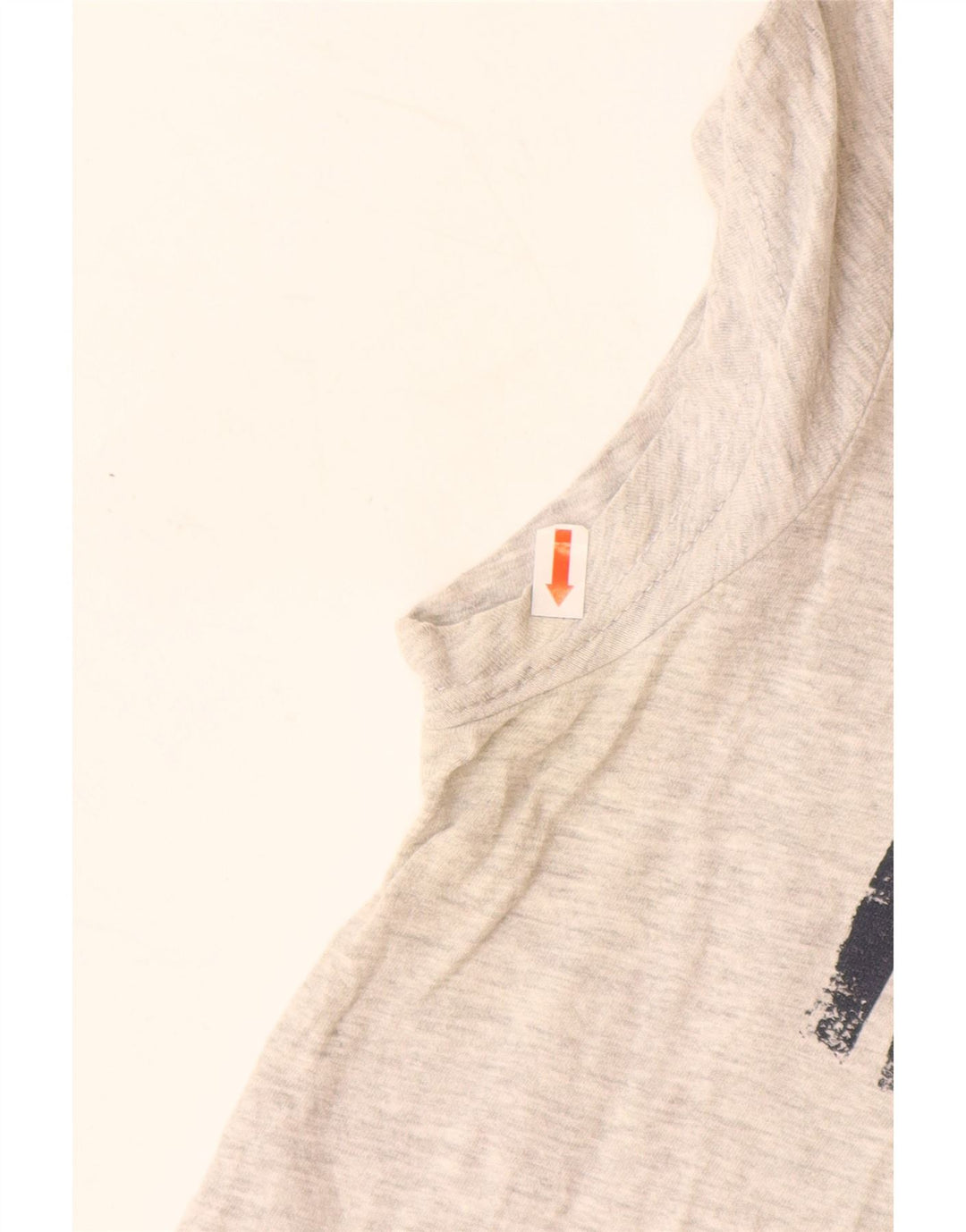 MUSTANG T-shirt grafica da donna Top UK 6 XS Grigio chiazzato