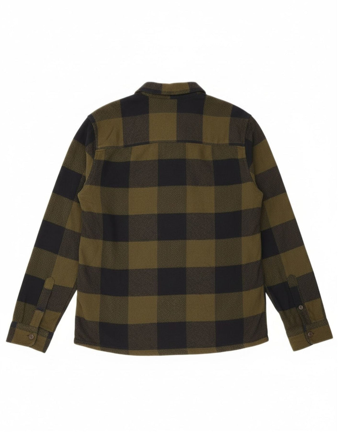 Only & Sons Camicia da uomo in flanella con motivo a quadri kaki medio