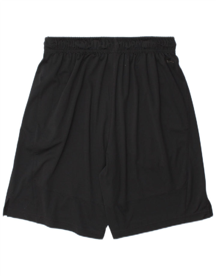 Pantaloncini sportivi Nike Dri Fit da uomo, poliestere medio nero