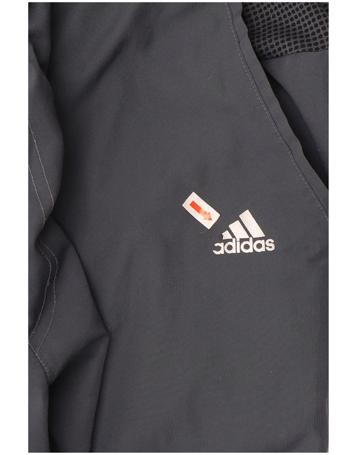 Pantaloni da tuta ADIDAS Climacool da uomo XL Poliestere color block grigio