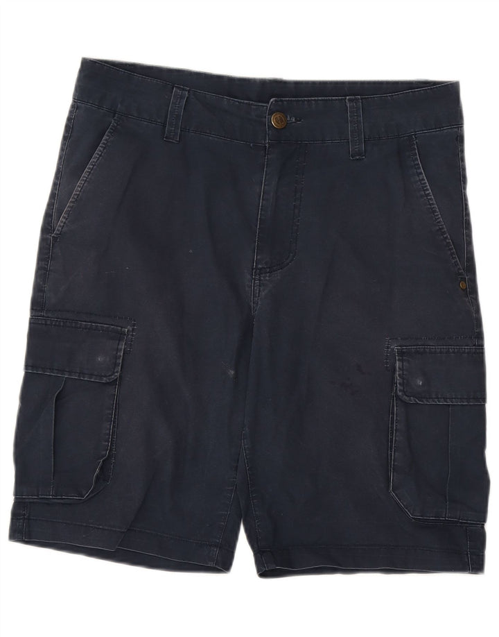 Sneaker Freak Pantaloncini cargo da uomo medi W32 in cotone blu navy