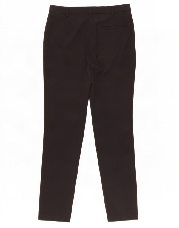 Pantaloni chino slim da donna Marks & Spencer UK 12 medi W30 L29 neri
