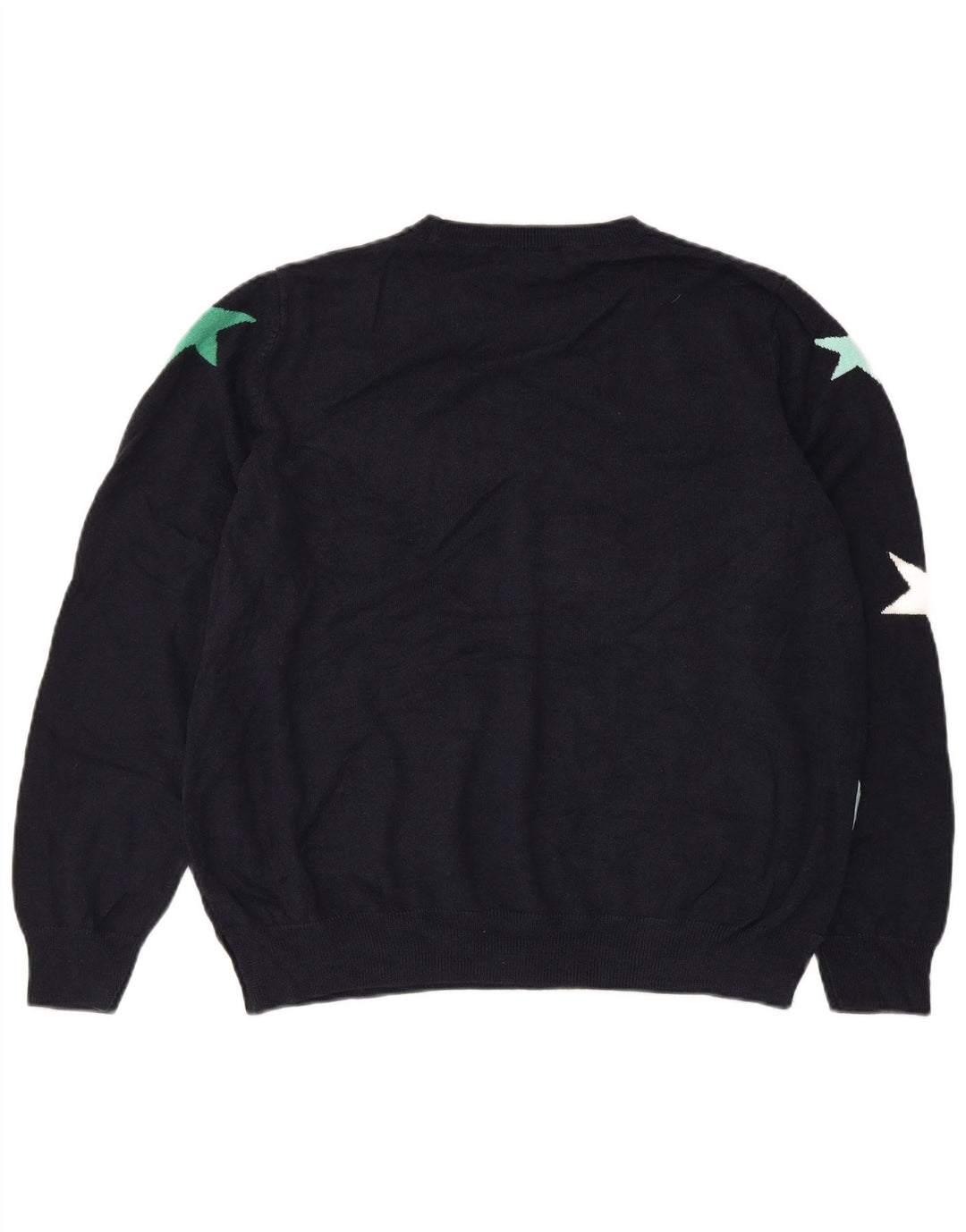 MARKS & SPENCER Maglione da donna con scollo a barca UK 18 XL Blu navy