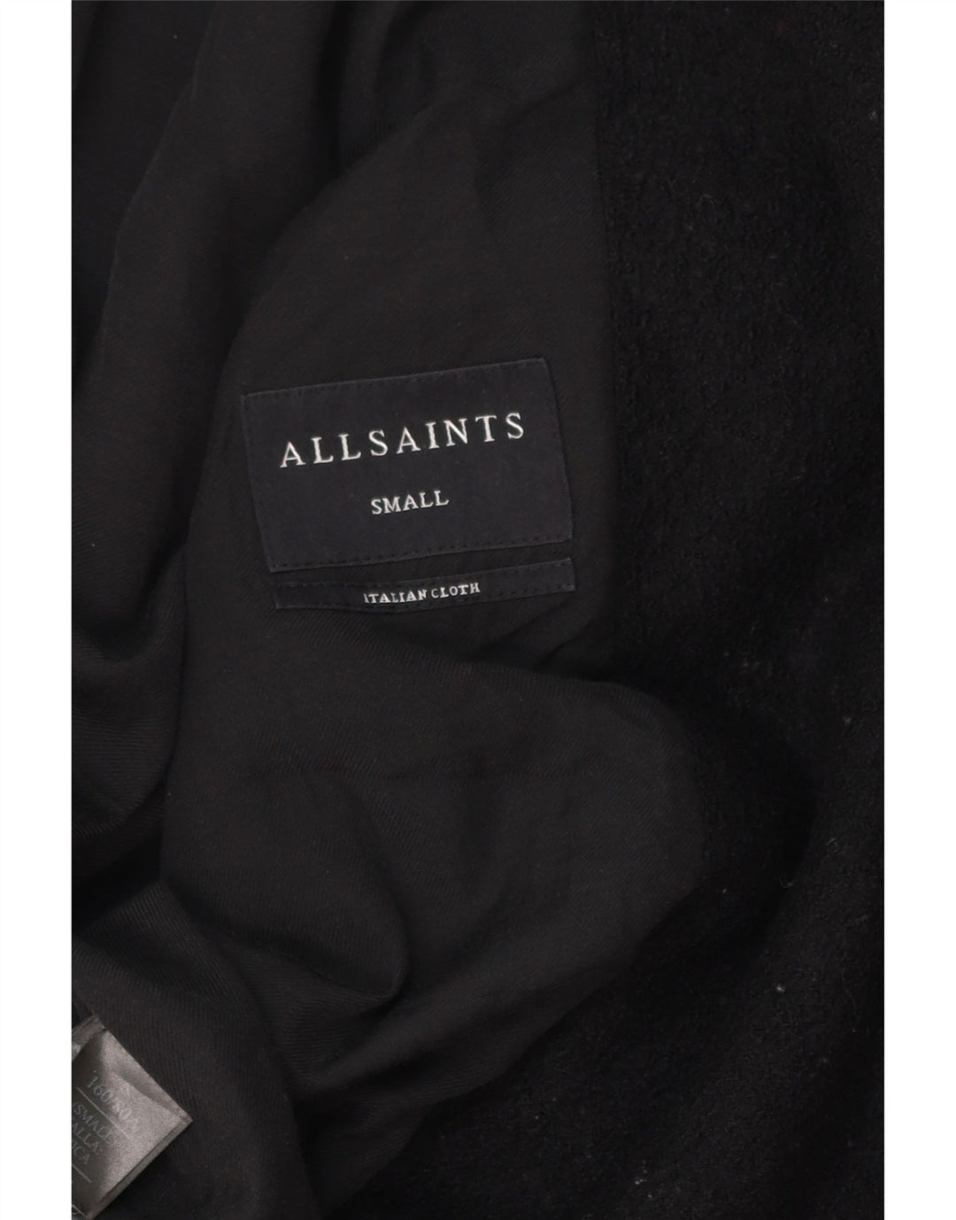 ALL SAINTS Womens Oversized Overcoat UK 10 Small Black Wool Vintage All Saints and Second-Hand All Saints from Messina Hembry 
