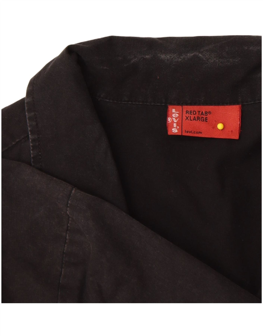Camicia a maniche corte grafica da uomo Levi's XL in cotone nero