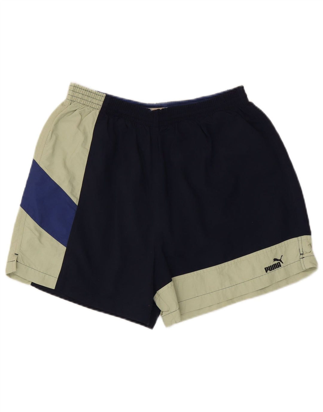 Pantaloncini sportivi PUMA da uomo XL blu navy color block