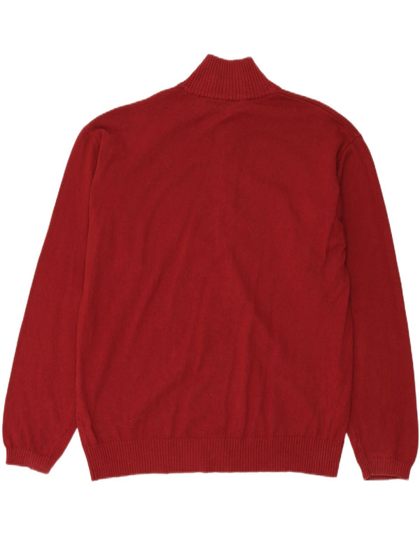 Maglione cardigan da uomo Marlboro Classics 2XL cotone bordeaux