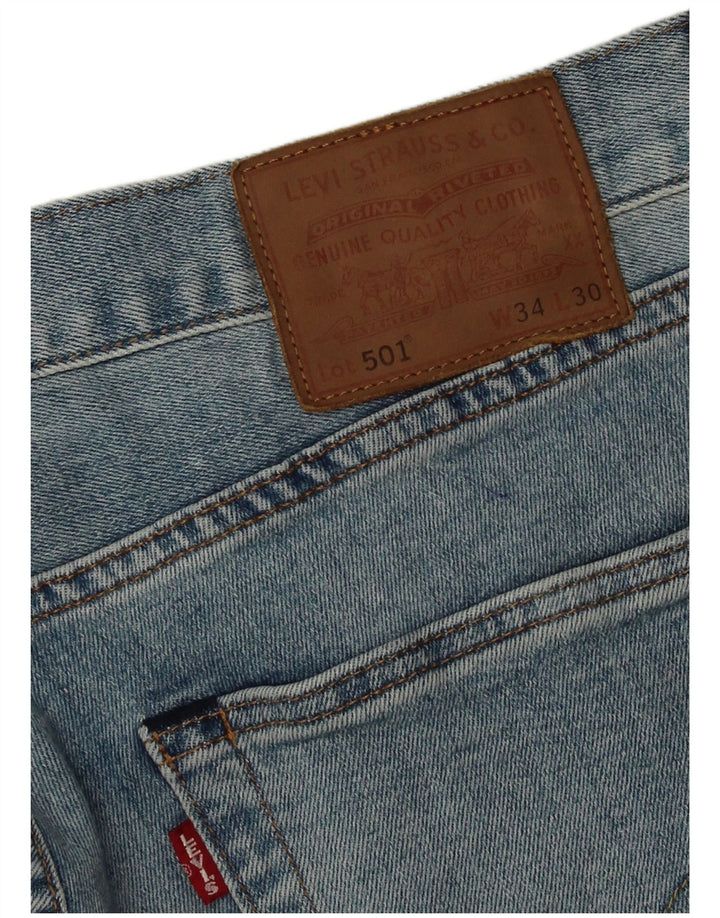 Levi's Uomo 501 Jeans dritti W34 L30 Cotone Blu