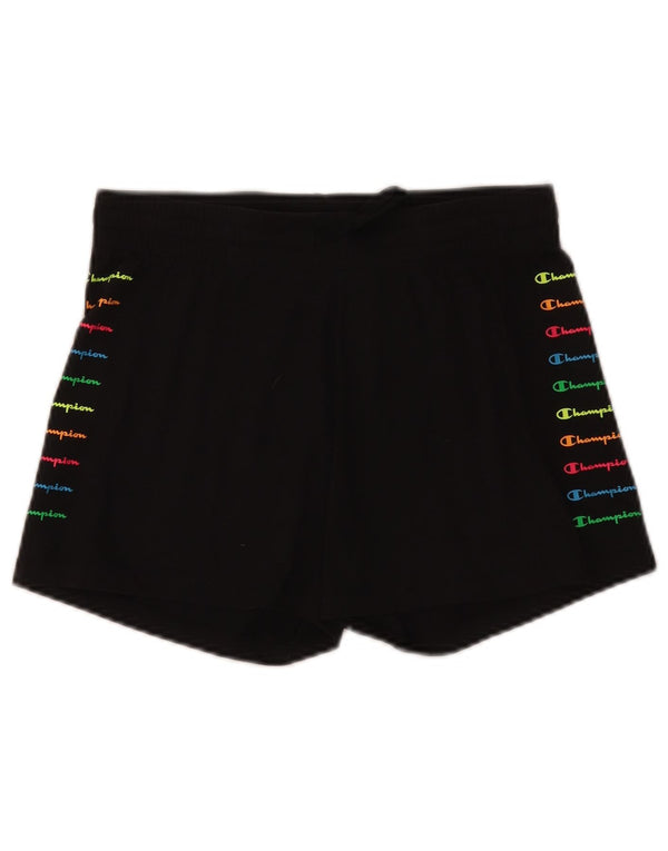 Pantaloncini sportivi grafici da donna Champion UK 12 medi neri