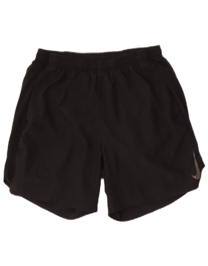 Pantaloncini sportivi Nike Dri Fit da uomo, poliestere medio nero